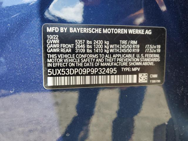 Photo 13 VIN: 5UX53DP09P9P32495 - BMW X3 XDRIVE3 