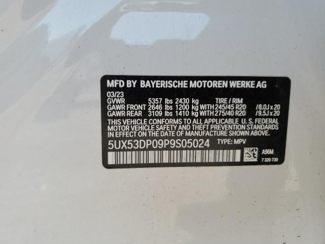 Photo 13 VIN: 5UX53DP09P9S05024 - BMW X3 XDRIVE3 