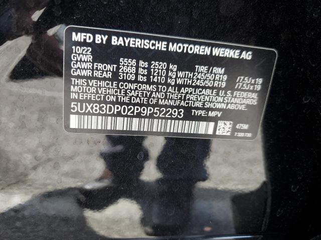 Photo 12 VIN: 5UX83DP02P9P52293 - BMW X3 M40I 