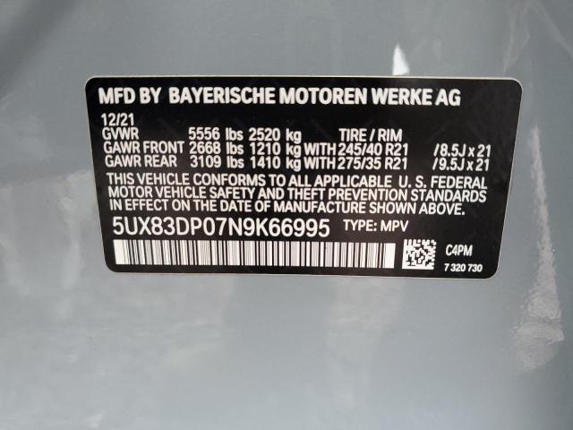 Photo 11 VIN: 5UX83DP07N9K66995 - BMW X3 M40I 