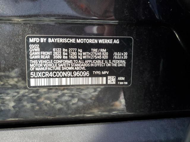 Photo 12 VIN: 5UXCR4C00N9L96096 - BMW X5 SDRIVE 