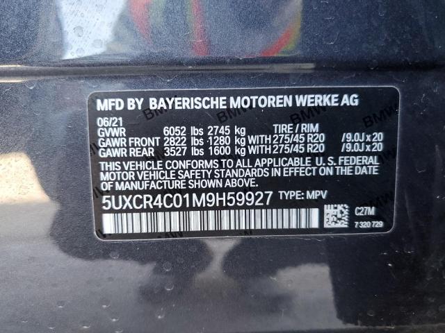 Photo 12 VIN: 5UXCR4C01M9H59927 - BMW X5 SDRIVE 