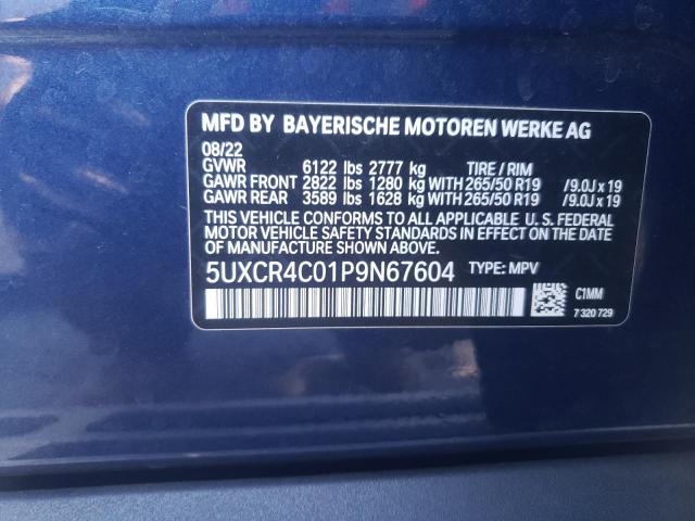 Photo 13 VIN: 5UXCR4C01P9N67604 - BMW X5 SDRIVE 