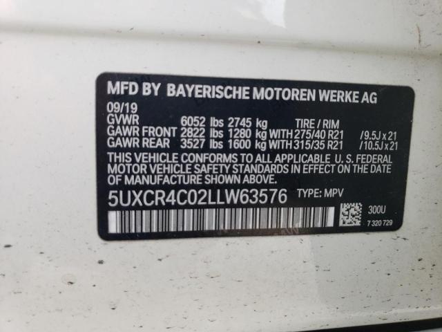 Photo 13 VIN: 5UXCR4C02LLW63576 - BMW X5 SDRIVE 