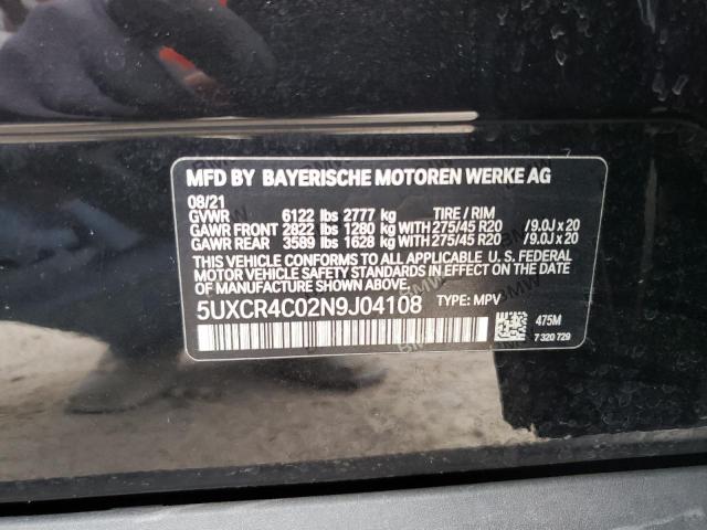 Photo 12 VIN: 5UXCR4C02N9J04108 - BMW X5 