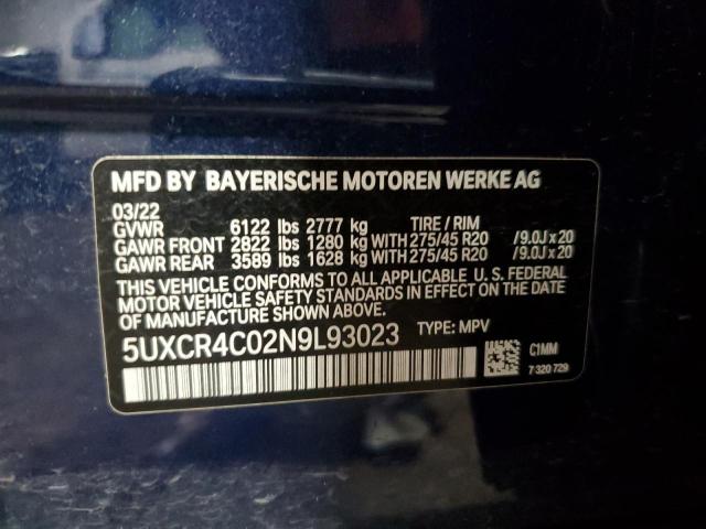 Photo 13 VIN: 5UXCR4C02N9L93023 - BMW X5 SDRIVE 