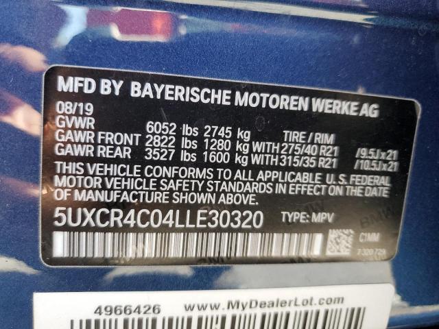 Photo 13 VIN: 5UXCR4C04LLE30320 - BMW X5 SDRIVE 