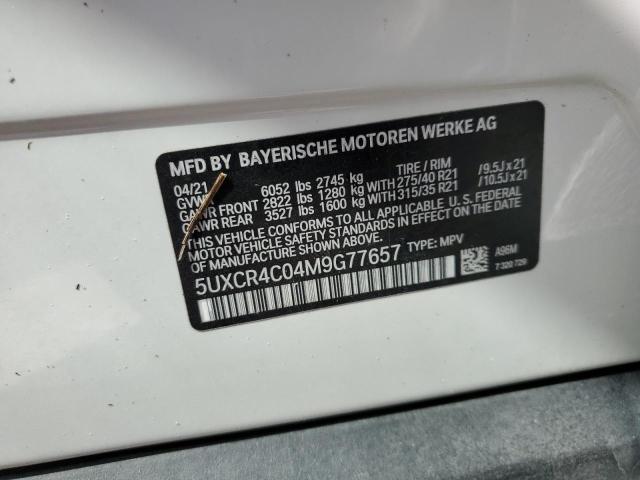 Photo 9 VIN: 5UXCR4C04M9G77657 - BMW X5 SDRIVE 