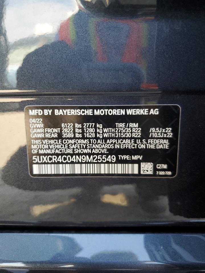 Photo 13 VIN: 5UXCR4C04N9M25549 - BMW X5 