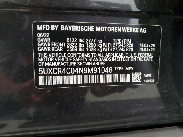 Photo 12 VIN: 5UXCR4C04N9M91048 - BMW X5 SDRIVE 