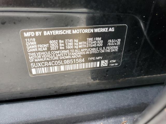 Photo 9 VIN: 5UXCR4C05L9B51584 - BMW X5 SDRIVE 