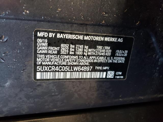 Photo 9 VIN: 5UXCR4C05LLW64897 - BMW X5 SDRIVE 