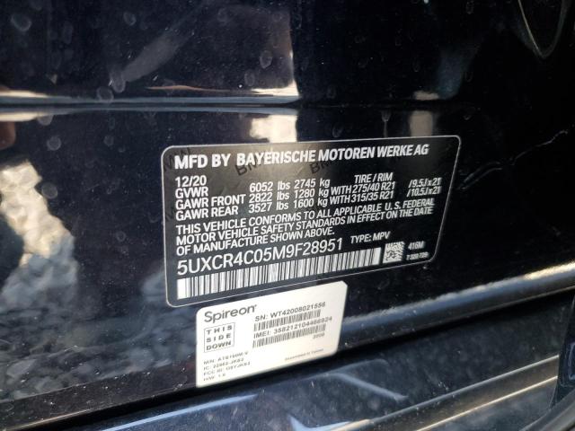 Photo 12 VIN: 5UXCR4C05M9F28951 - BMW X5 SDRIVE 