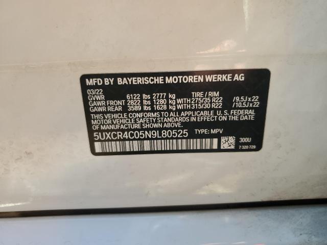 Photo 12 VIN: 5UXCR4C05N9L80525 - BMW X5 SDRIVE 