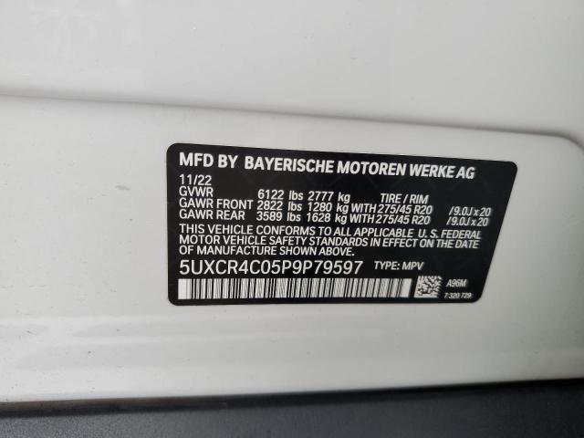 Photo 12 VIN: 5UXCR4C05P9P79597 - BMW X5 SDRIVE 