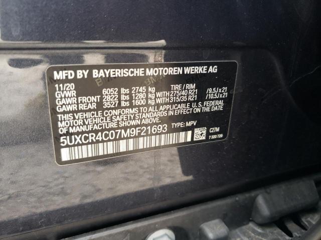 Photo 12 VIN: 5UXCR4C07M9F21693 - BMW X5 