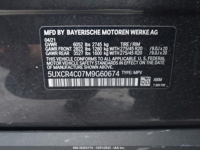 Photo 8 VIN: 5UXCR4C07M9G60674 - BMW X5 