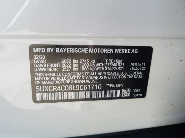 Photo 9 VIN: 5UXCR4C08L9C61710 - BMW X5 SDRIVE 