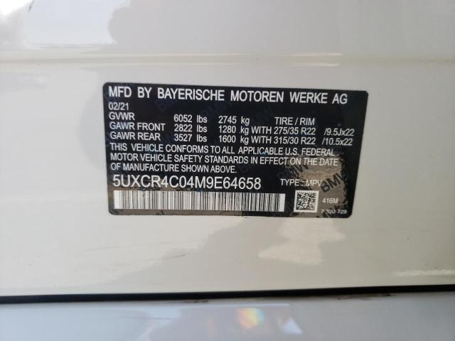 Photo 9 VIN: 5UXCR4C08M9E64548 - BMW X5 SDRIVE 