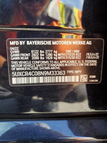 Photo 13 VIN: 5UXCR4C08N9M33363 - BMW X5 SDRIVE 