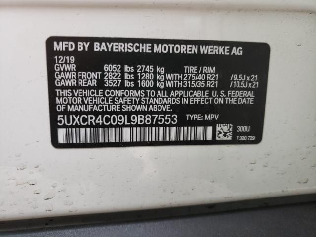 Photo 9 VIN: 5UXCR4C09L9B87553 - BMW X5 SDRIVE 