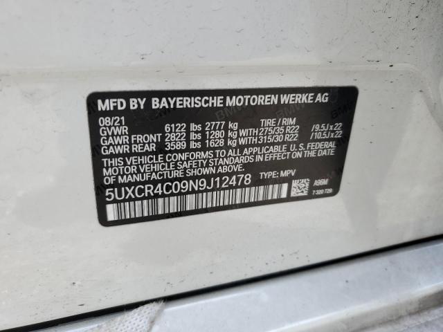 Photo 12 VIN: 5UXCR4C09N9J12478 - BMW X5 SDRIVE 