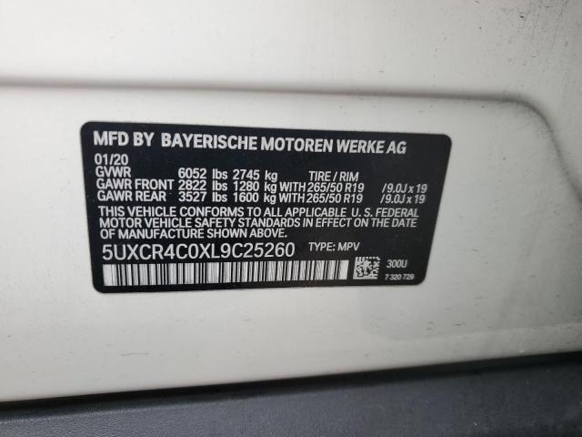 Photo 12 VIN: 5UXCR4C0XL9C25260 - BMW X5 SDRIVE 