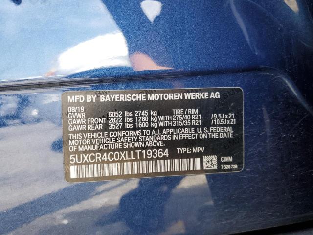 Photo 11 VIN: 5UXCR4C0XLLT19364 - BMW X5 SDRIVE 