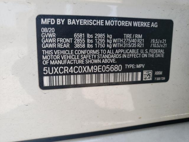 Photo 9 VIN: 5UXCR4C0XM9E05680 - BMW X5 SDRIVE 