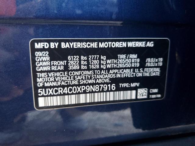 Photo 12 VIN: 5UXCR4C0XP9N87916 - BMW X5 SDRIVE 