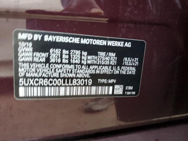 Photo 9 VIN: 5UXCR6C00LLL83019 - BMW X5 XDRIVE4 