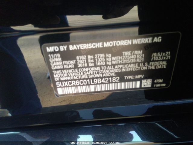 Photo 8 VIN: 5UXCR6C01L9B42182 - BMW X5 