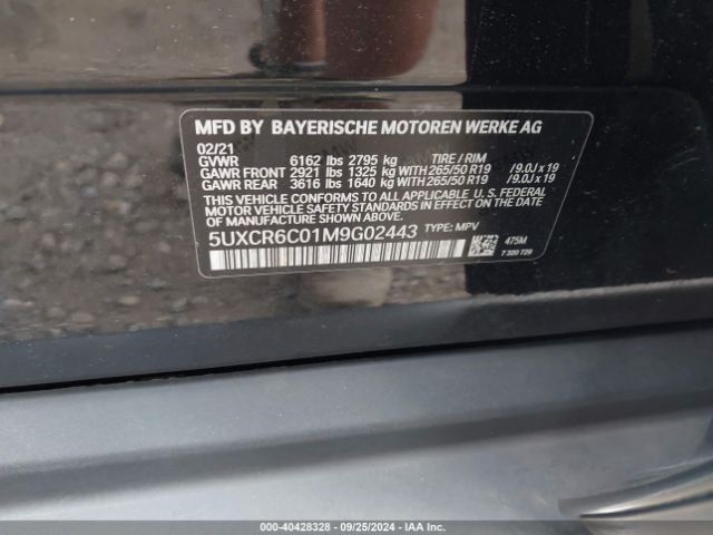 Photo 8 VIN: 5UXCR6C01M9G02443 - BMW X5 