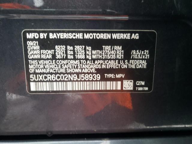 Photo 12 VIN: 5UXCR6C02N9J58939 - BMW X5 