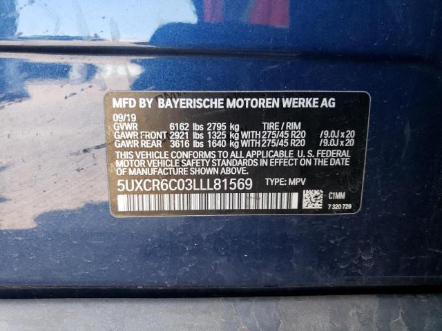 Photo 12 VIN: 5UXCR6C03LLL81569 - BMW X5 