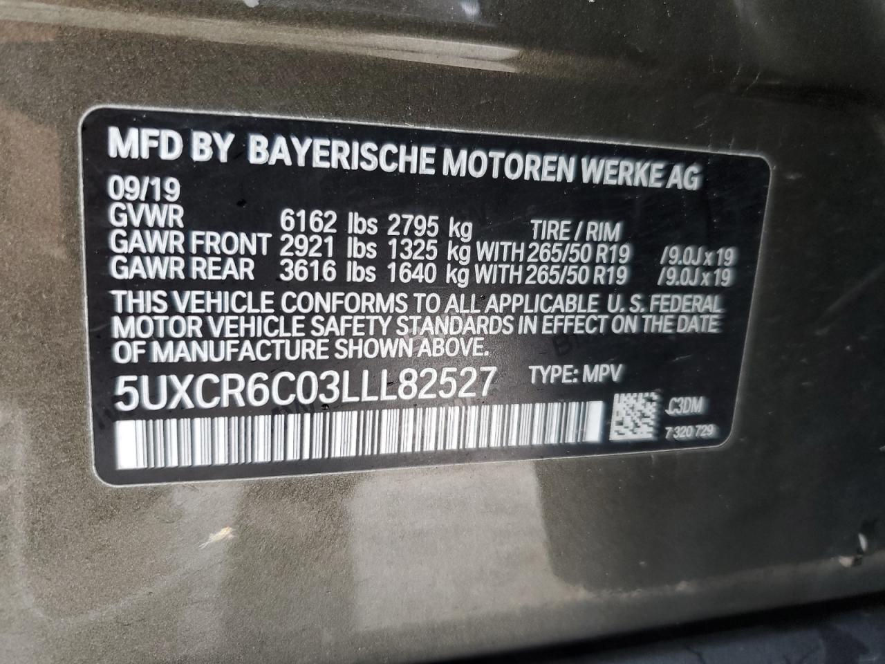 Photo 12 VIN: 5UXCR6C03LLL82527 - BMW X5 