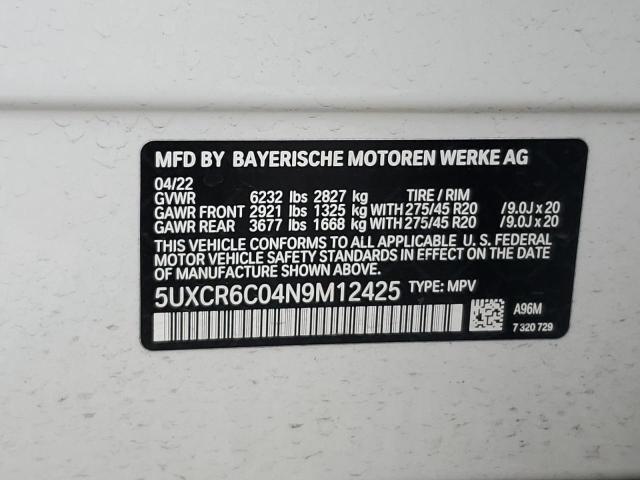 Photo 12 VIN: 5UXCR6C04N9M12425 - BMW X5 