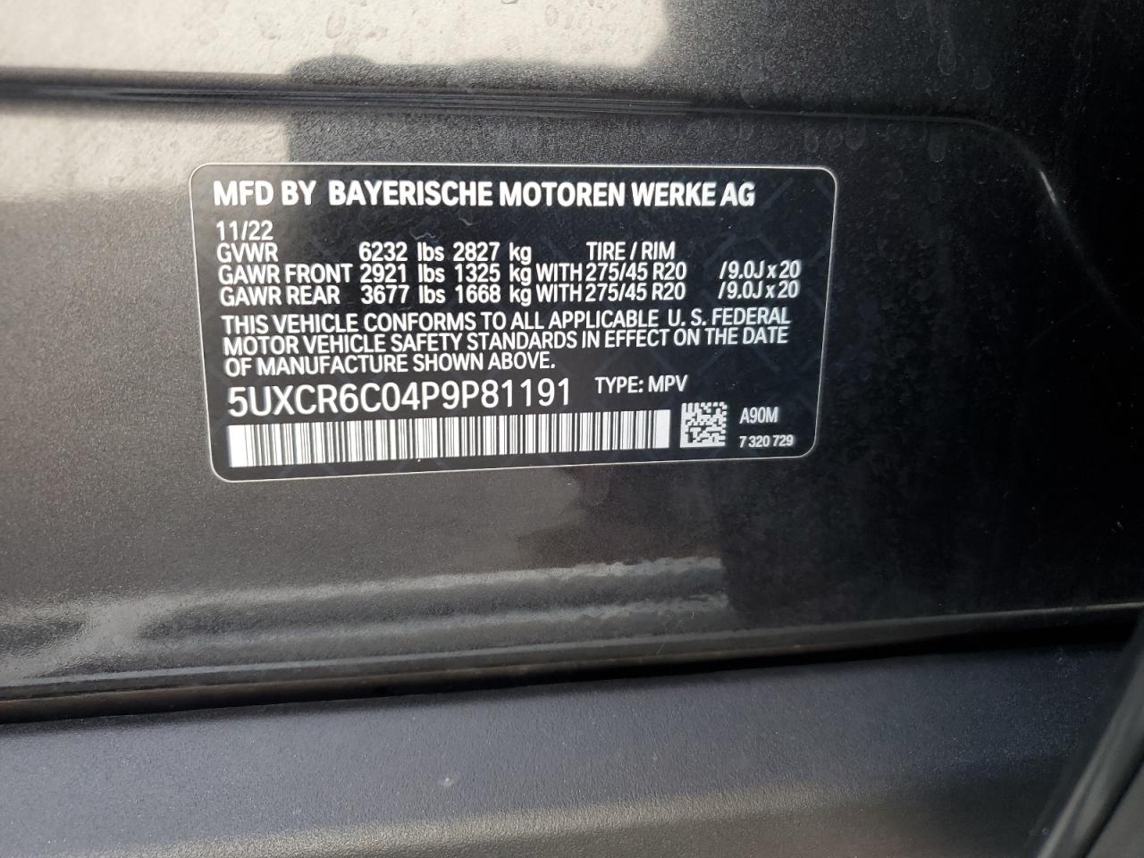 Photo 12 VIN: 5UXCR6C04P9P81191 - BMW X5 