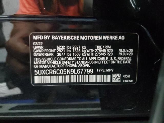 Photo 12 VIN: 5UXCR6C05N9L67799 - BMW X5 XDRIVE4 