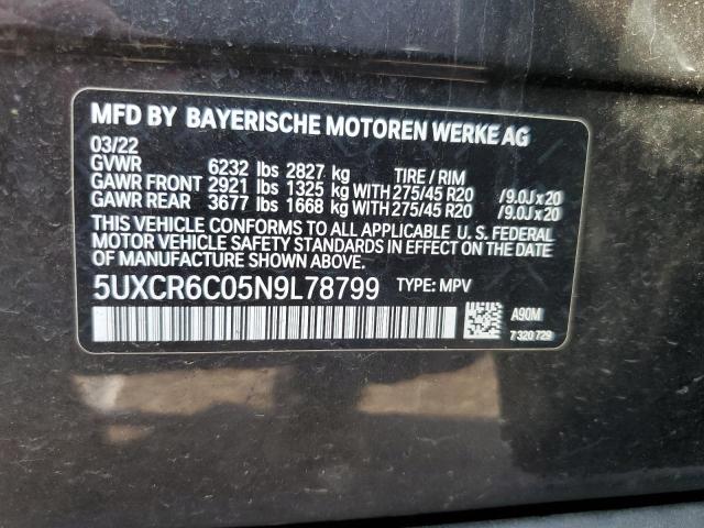 Photo 12 VIN: 5UXCR6C05N9L78799 - BMW X5 XDRIVE4 