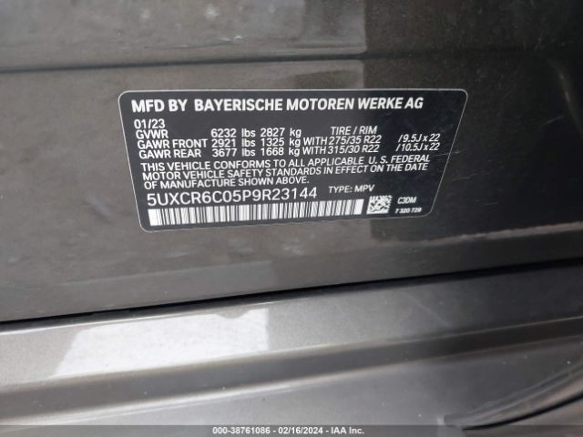 Photo 8 VIN: 5UXCR6C05P9R23144 - BMW X5 