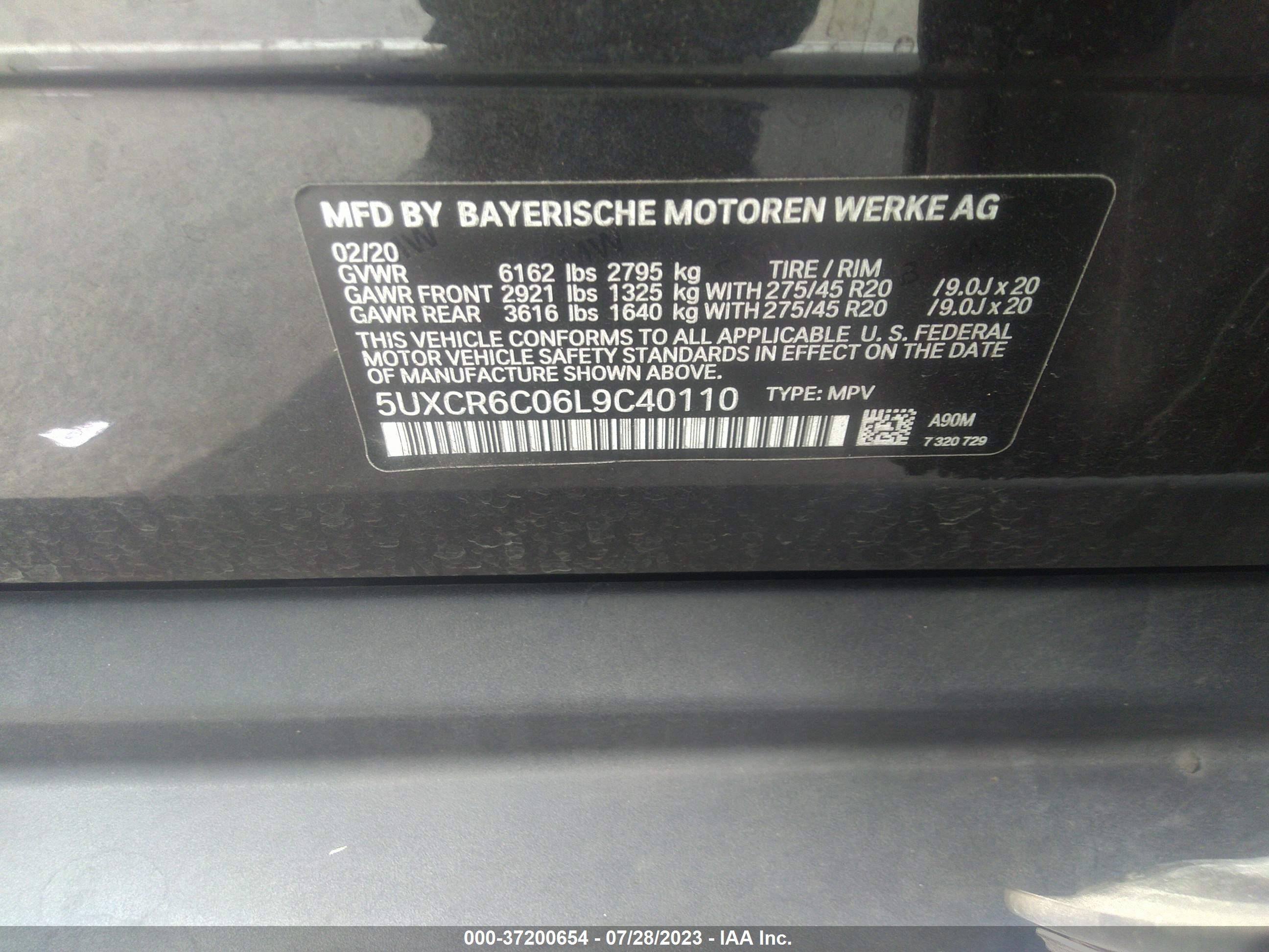 Photo 8 VIN: 5UXCR6C06L9C40110 - BMW X5 