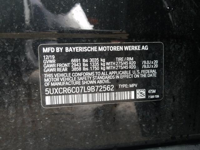 Photo 9 VIN: 5UXCR6C07L9B72562 - BMW X5 XDRIVE4 