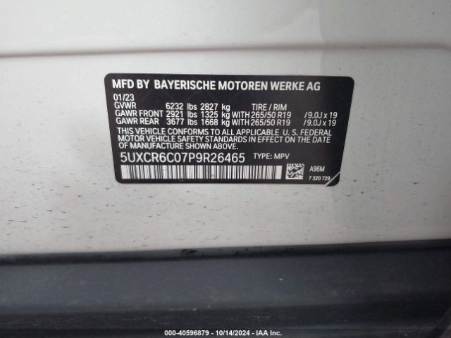 Photo 8 VIN: 5UXCR6C07P9R26465 - BMW X5 