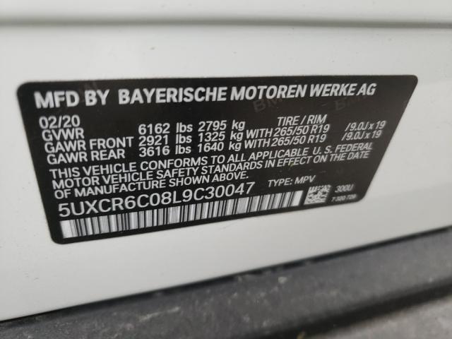 Photo 9 VIN: 5UXCR6C08L9C30047 - BMW X5 XDRIVE4 