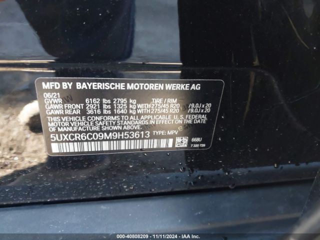 Photo 8 VIN: 5UXCR6C09M9H53613 - BMW X5 