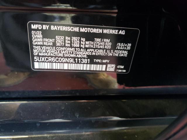 Photo 9 VIN: 5UXCR6C09N9L11381 - BMW X5 XDRIVE4 