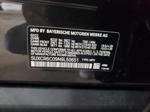 Photo 12 VIN: 5UXCR6C09N9L50651 - BMW X5 XDRIVE4 