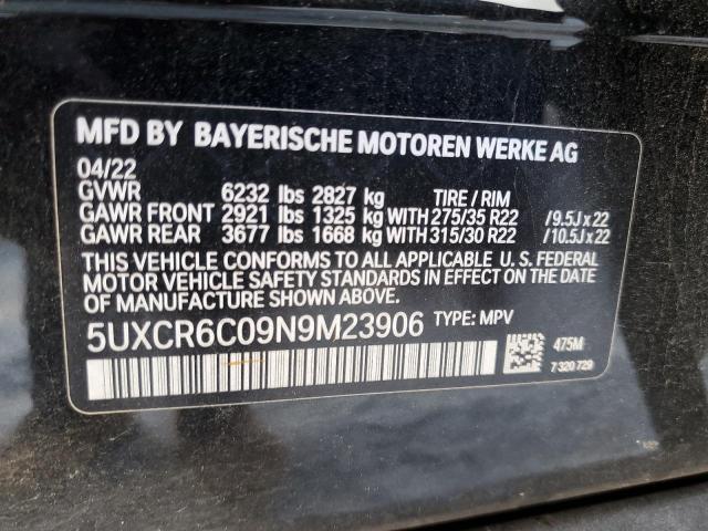 Photo 11 VIN: 5UXCR6C09N9M23906 - BMW X5 XDRIVE4 