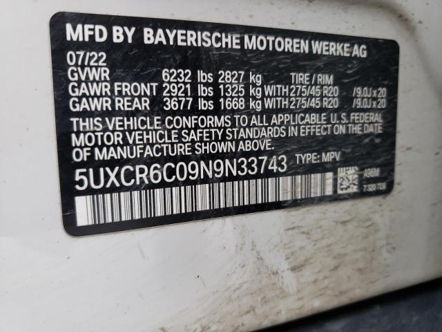 Photo 12 VIN: 5UXCR6C09N9N33743 - BMW X5 XDRIVE4 